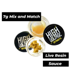 7g High Voltage Extracts Live Resin and Sauce – Mix and Match