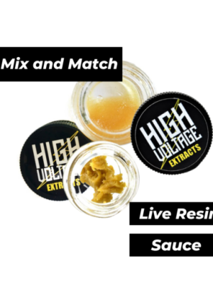 7g High Voltage Extracts Live Resin and Sauce – Mix and Match