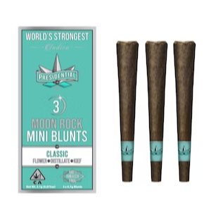 2.1g Classic Moonrock Infused Mini Blunt Pack (.7g – 3 pack) – Presidential